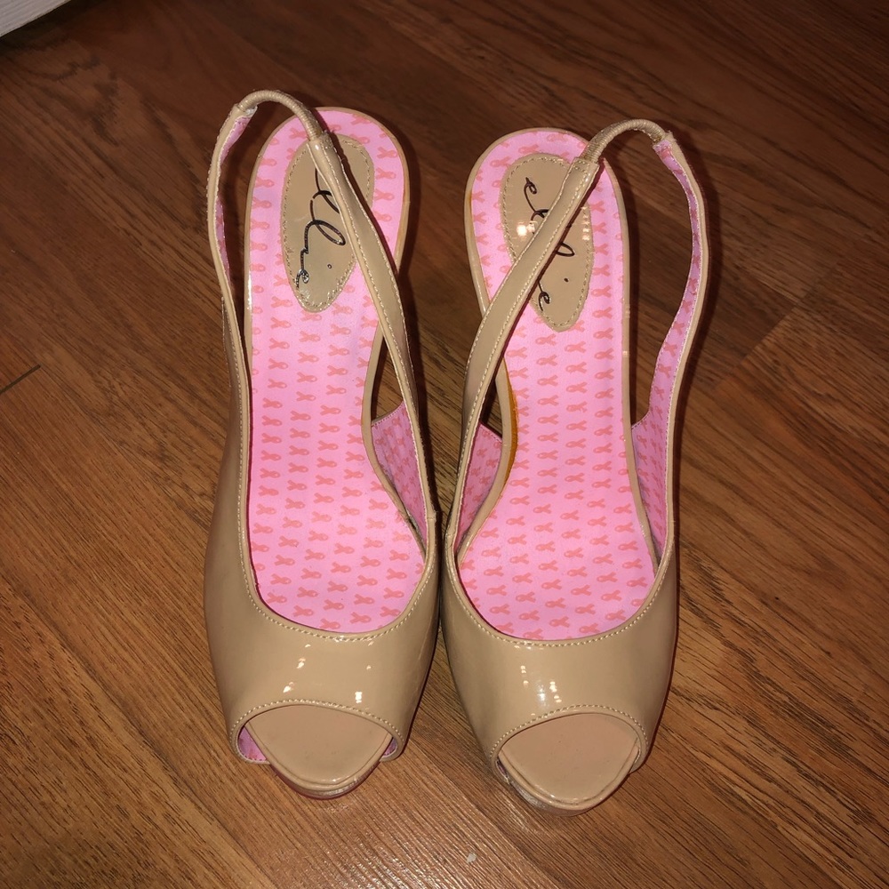 Ellie peep toe heels